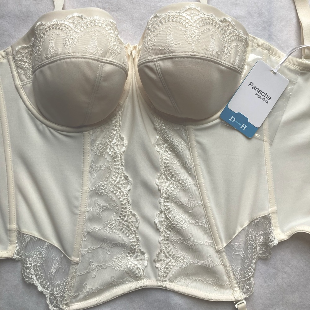 Panache Evie Bridal Underwired Basque | Ivory | 34G